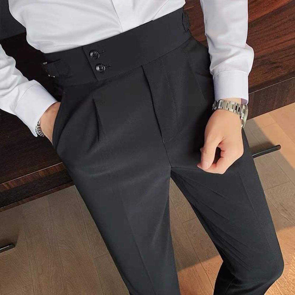 Quần tây nam 2 khuy phong cách hàn quốc