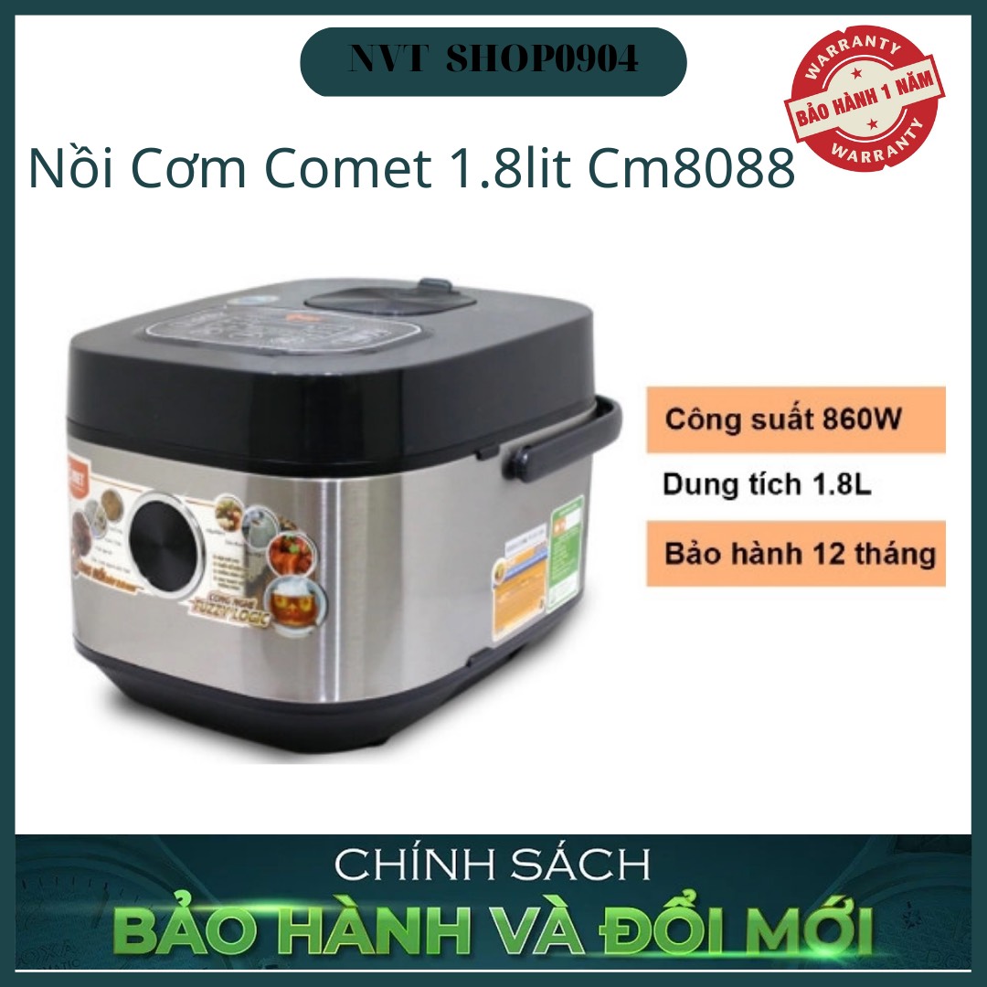 Nồi cơm comet 1.8lit cm8088 chính hãng