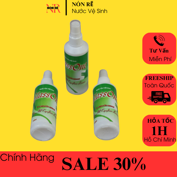 Nước xịt rửa vệ sinh mắt kính chuyên dụng glass one