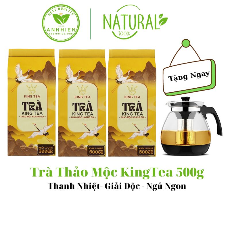 [FreeShip ]Trà Kingtea 500g Rất Tốt Cho Người Đau Dạ Dày, Tim Mạch, Huyết Áp, Men Gan Cao Giúp Ngủ Ngon