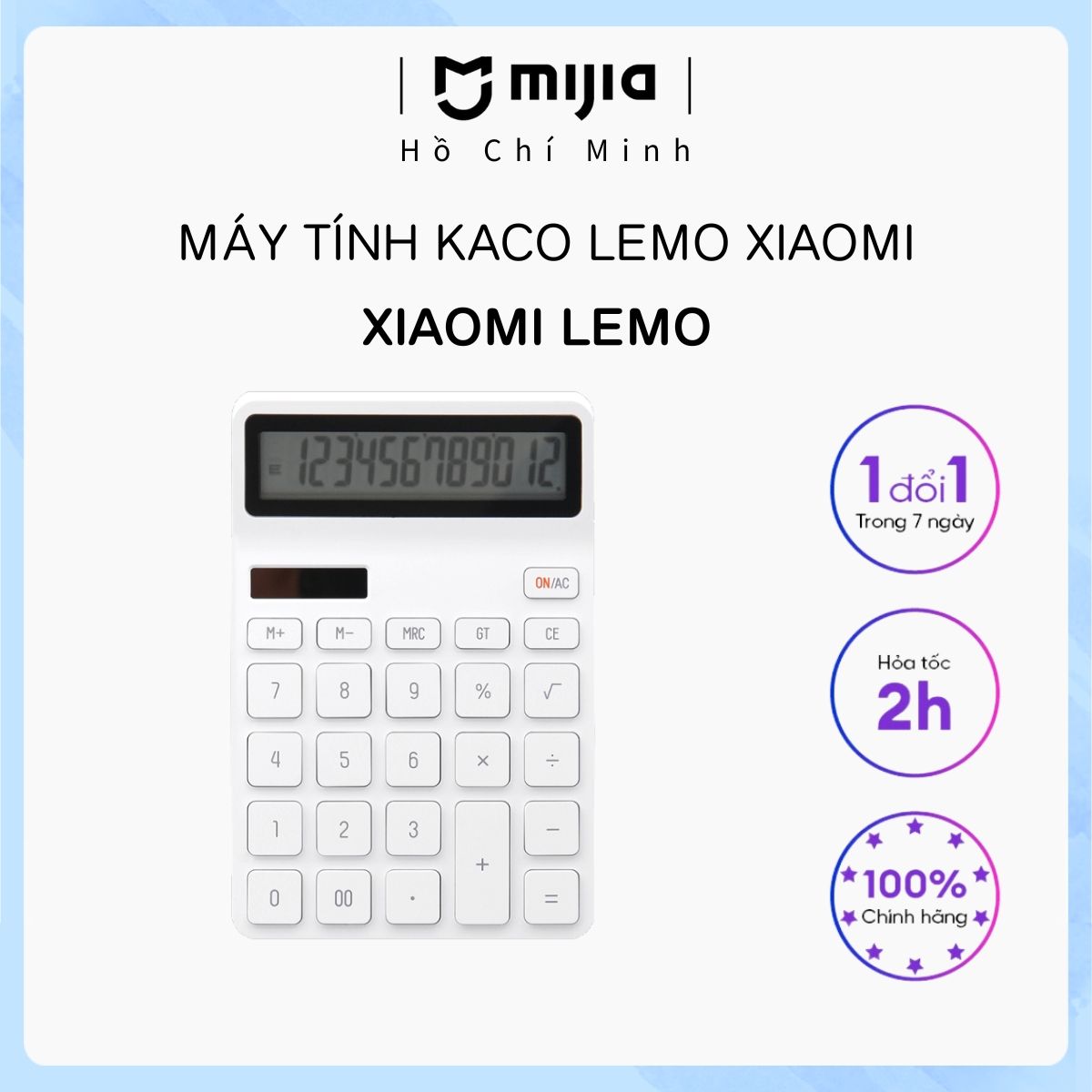 Máy tính bỏ túi kaco lemo k1412- tiện lợi, gọn nhẹ - hàng xiaomi - mijia hcm