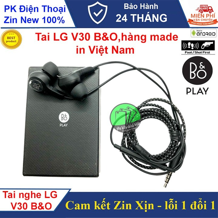 Tai nghe lg v30 play 2017 - chuẩn zin new - nguyên seal