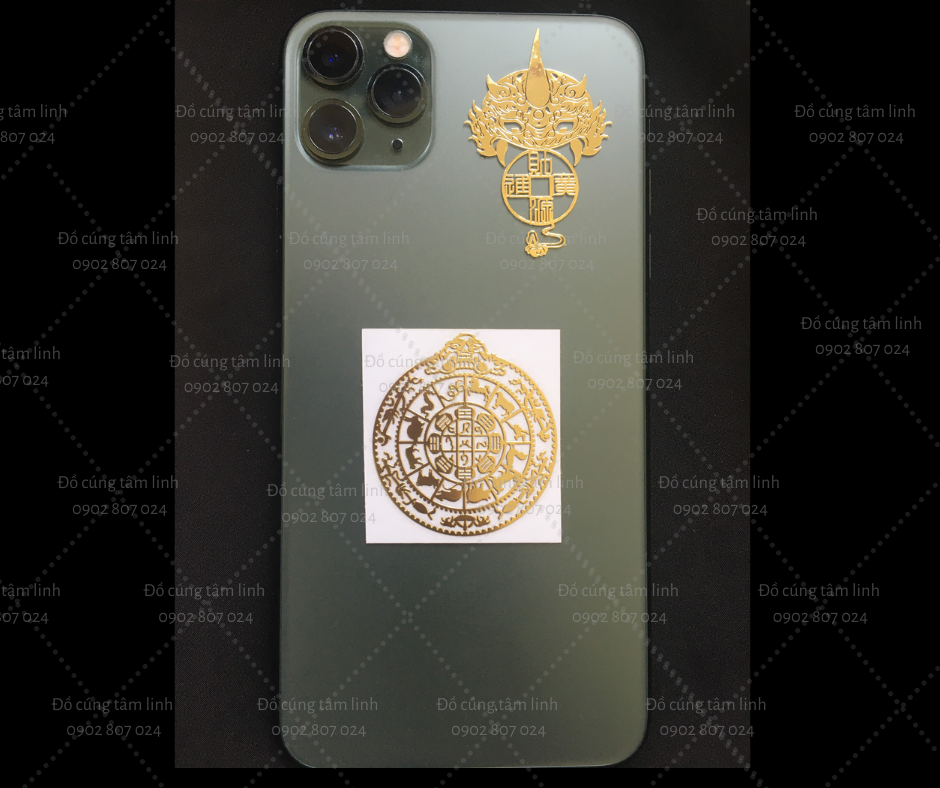 [HCM]Linh Phù KHAI VẬN CHUYỂN VẬN 12 CON GIÁP  dán điện thoại cửa nhà - Đã chú