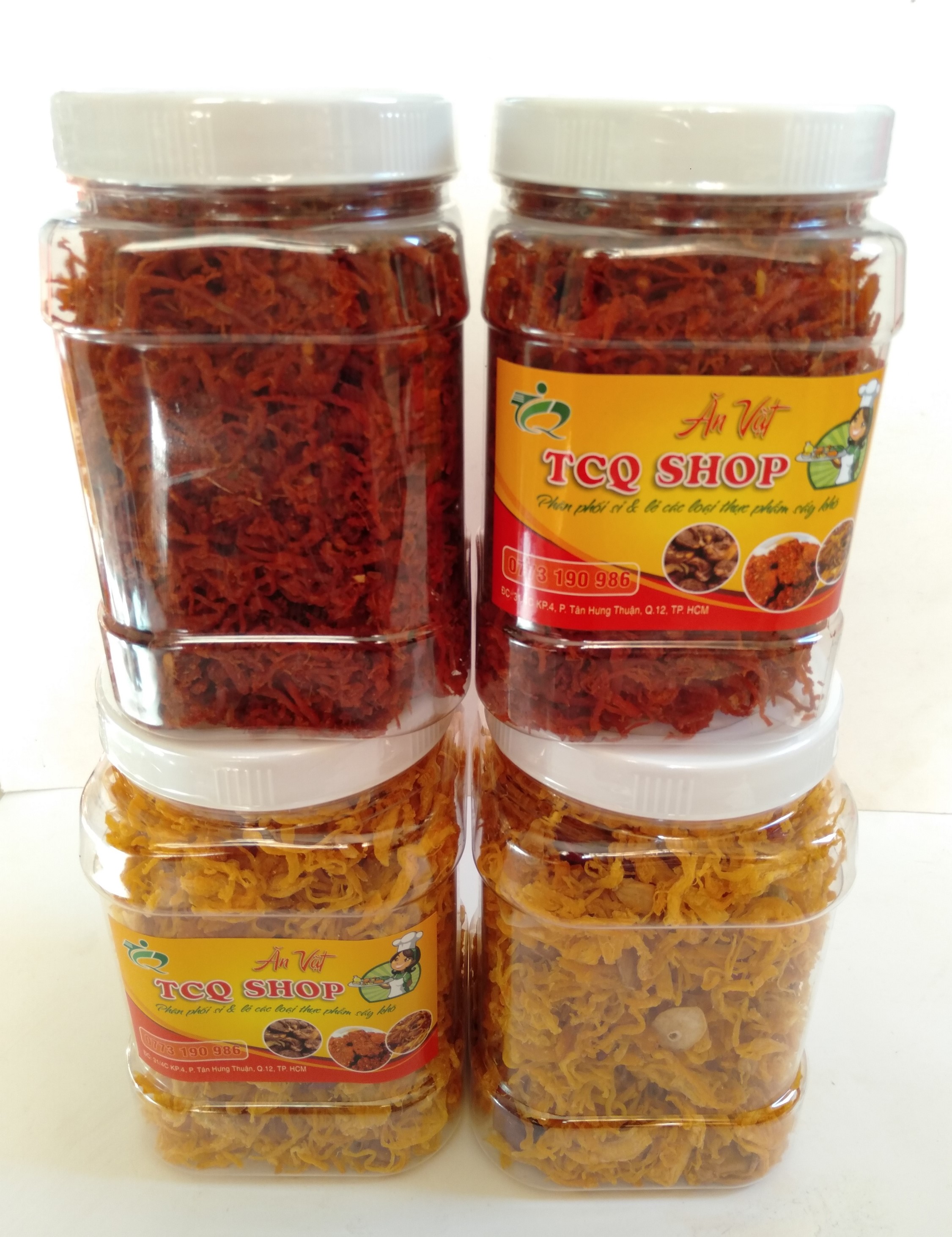 Combo2: 1kg KHÔ GÀ Bơ Tỏi + 1kg KHÔ BÒ Xé Sợi (khô heo vị bò)