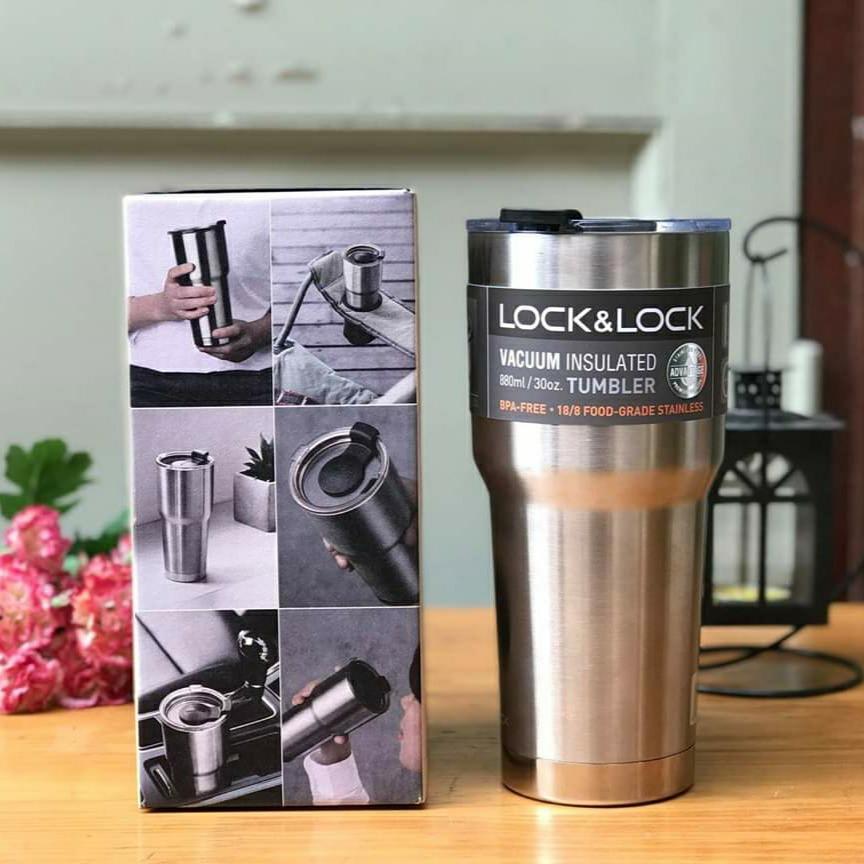 Ly giữ nhiệt locklock swing tumbler - bạc lhc4137
