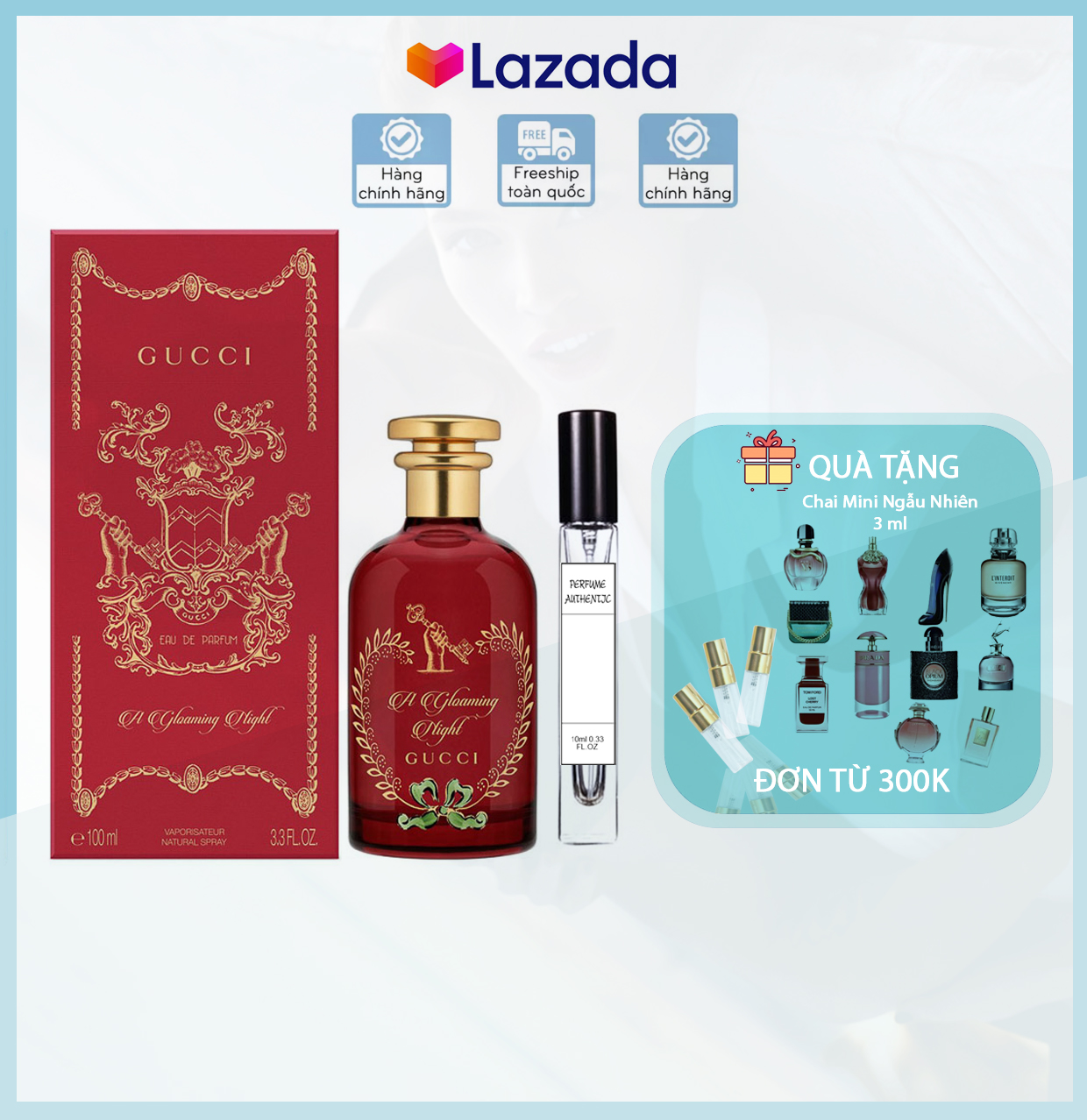 [chai chiết] Nước hoa Unisex Ⓖucci A Gloaming Night