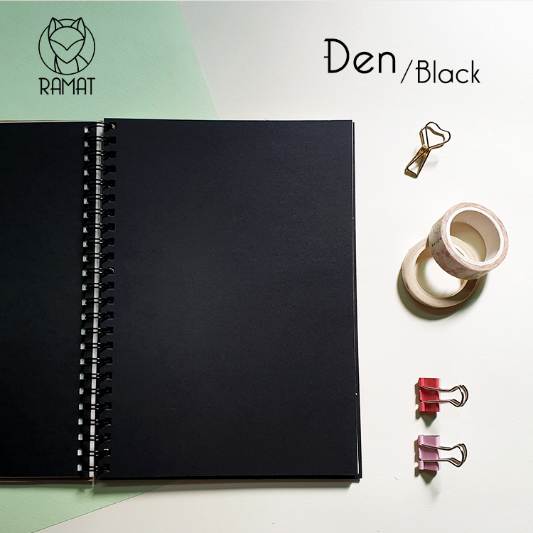 [HCM] Album, Sổ dán Ảnh Ruột giấy đen - Size A5