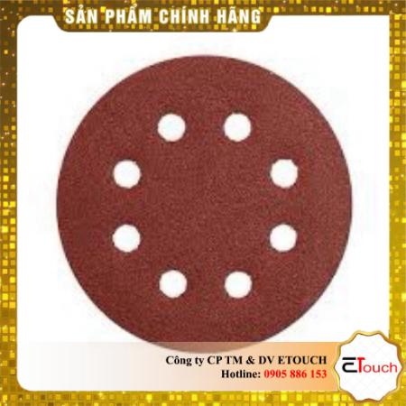 [HCM]Giấy nhám giáp ráp tròn lỗ có lông đường kính 180mm ( Combo 10 Miếng)