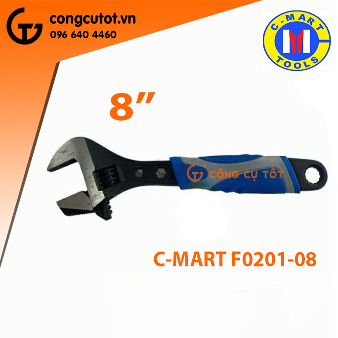 Mỏ lết 8 inch C-Mart F0201-08