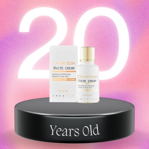 Kem Dưỡng Cindeltox White Cream Incugen Giúp Trắng Da Nâng Tone Mẫu Mới