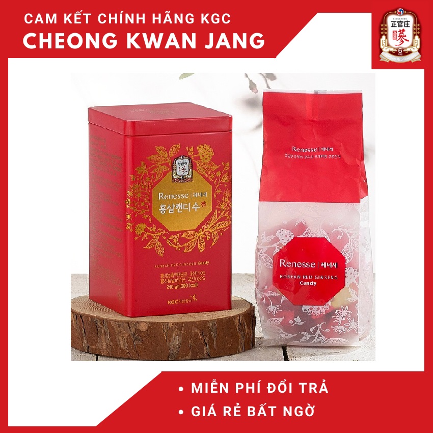 Kẹo hồng sâm hàn quốc kgc gói 240g 8809332397558