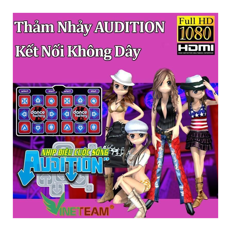 [HCM]Thảm nhảy audition tại nhà thảm tập nhảy thảm chơi game nhảy có dây kết nối máy tính TV có tay cầm có dây