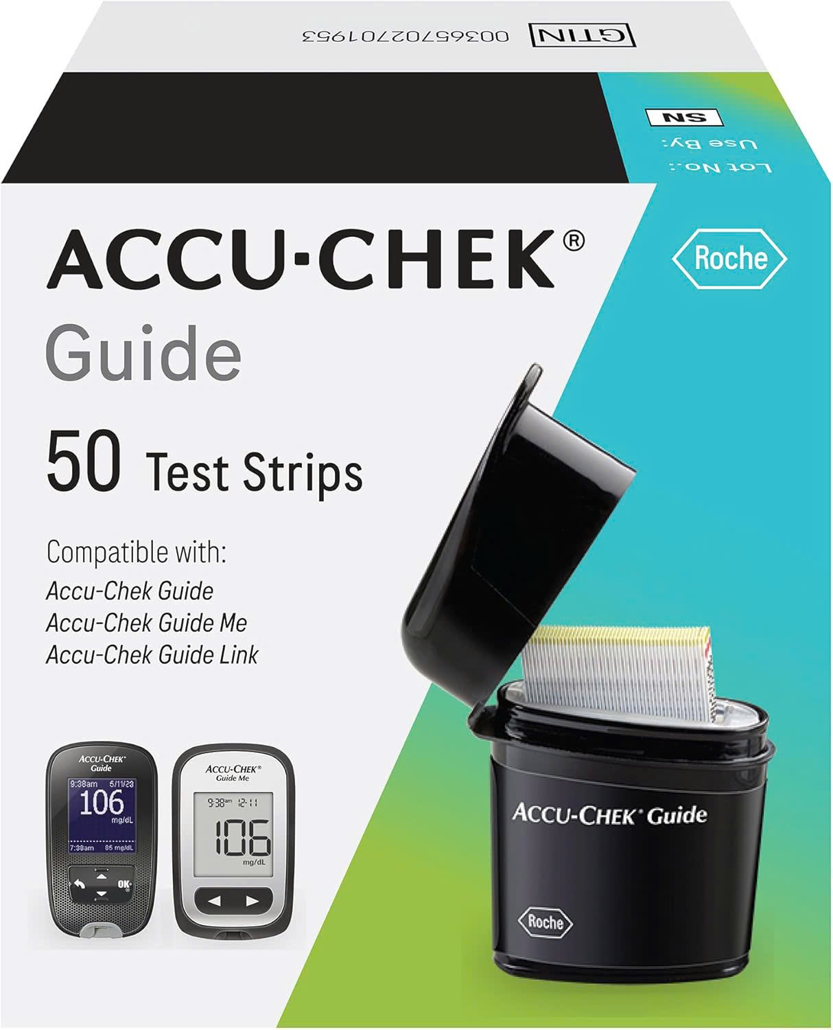 QUE THỬ ĐƯỜNG HUYẾT ACCUCHECK GUIDE (USA) date 2027