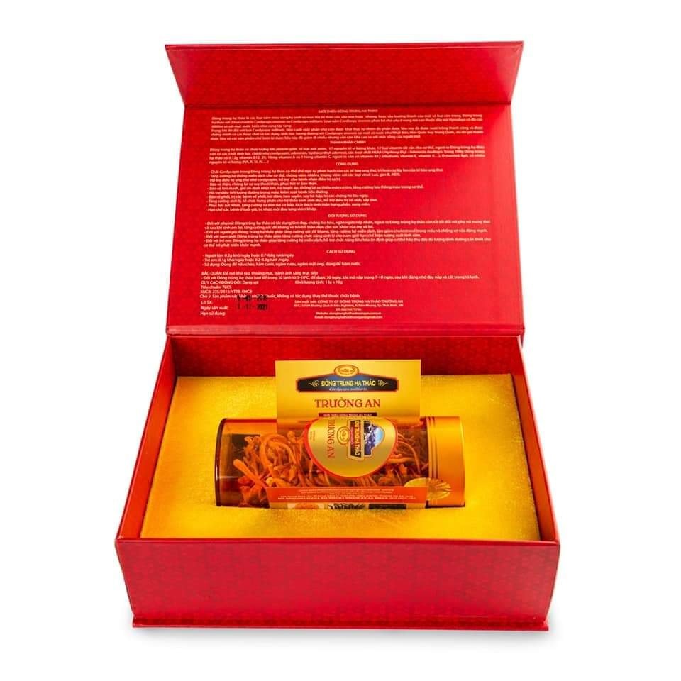 Khuyến mại hôm nay qùa tết hộp đông trùng hạ thảo sợi đông khô lọ 10g