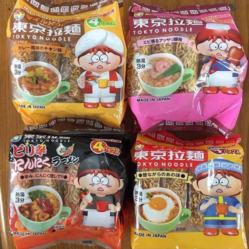Mì ăn liền Tokyo Noodle cho trẻ em 120gr (30gr x 4 gói) - vị trứng và gà