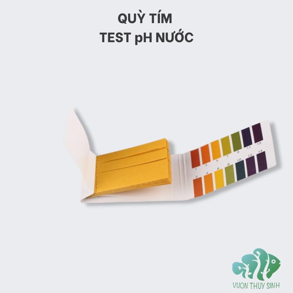 Giấy quỳ tím đo độ Ph test nước