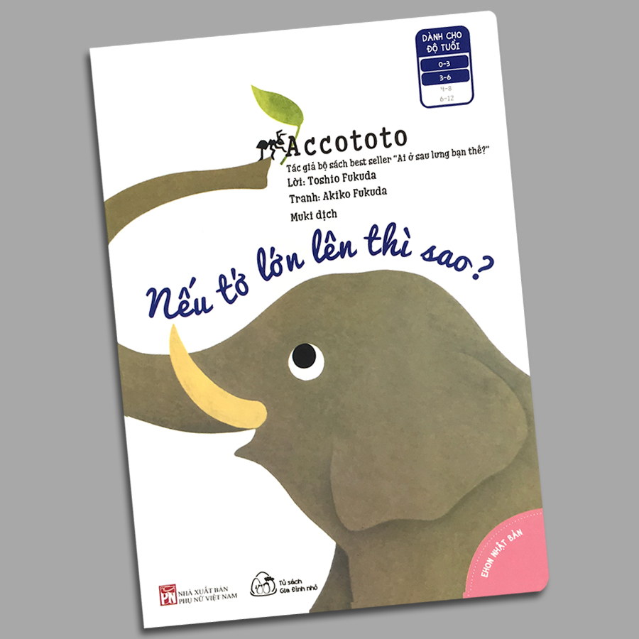 Sách - Ehon Accototo: Nếu Tớ Lớn Lên Thì Sao? (0-6 tuổi)
