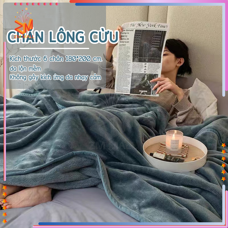 Chăn lông cừu,Chăn Lông cừu Ultimate Nhập Khẩu,Chăn lông tuyếtt,Chăn lông Thỏ,Chăn lông cừu,Mẫu Mới Nhất,Lông Mềm,Mịn,Không Hề Bị Rụng,1.8x2M