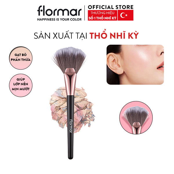 Cọ trang điểm bắt sáng Flormar Highlight Fan Brush