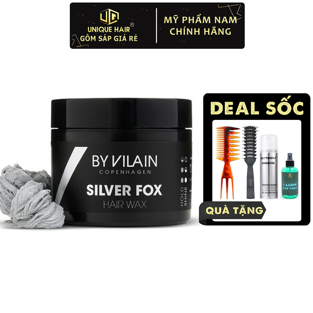 [Nhập khẩu chính hãng] Sáp vuốt tóc By Vilain Sliver Fox 65g + Quà Tặng