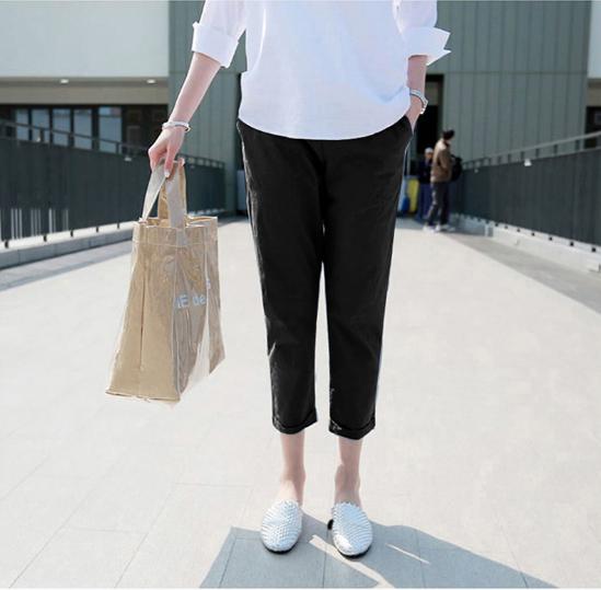 Quần baggy bầu công sở cao cấp