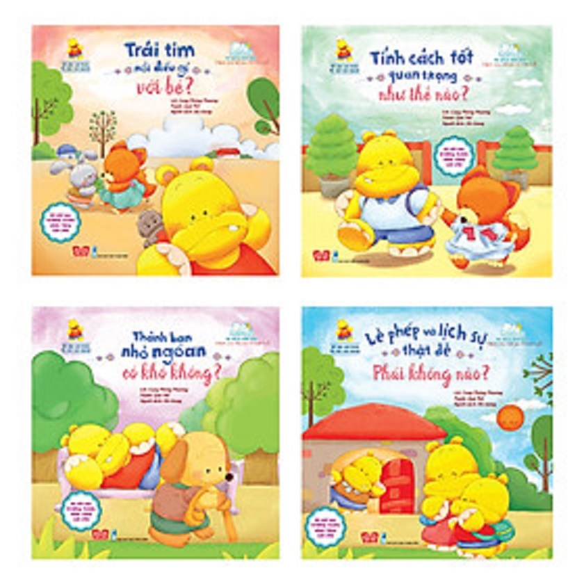 Sách - Combo: Bố dạy con khỏe, mẹ dạy con ngoan (4 tập)