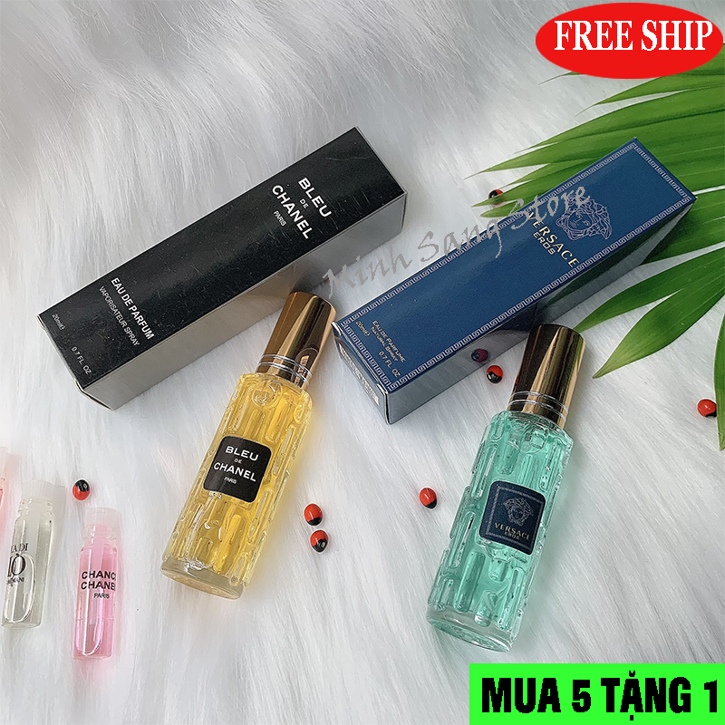 COMBO 2 CHAI NƯỚC HOA NAM BLUE+ VESACE EROS 20ML