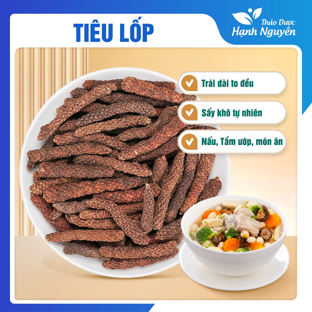 Tiêu lốp khô 100g, nguyên trái, gia vị nấu ăn, ngâm uống, tốt cho sức khỏe - Thảo Dược Hạnh Nguyên