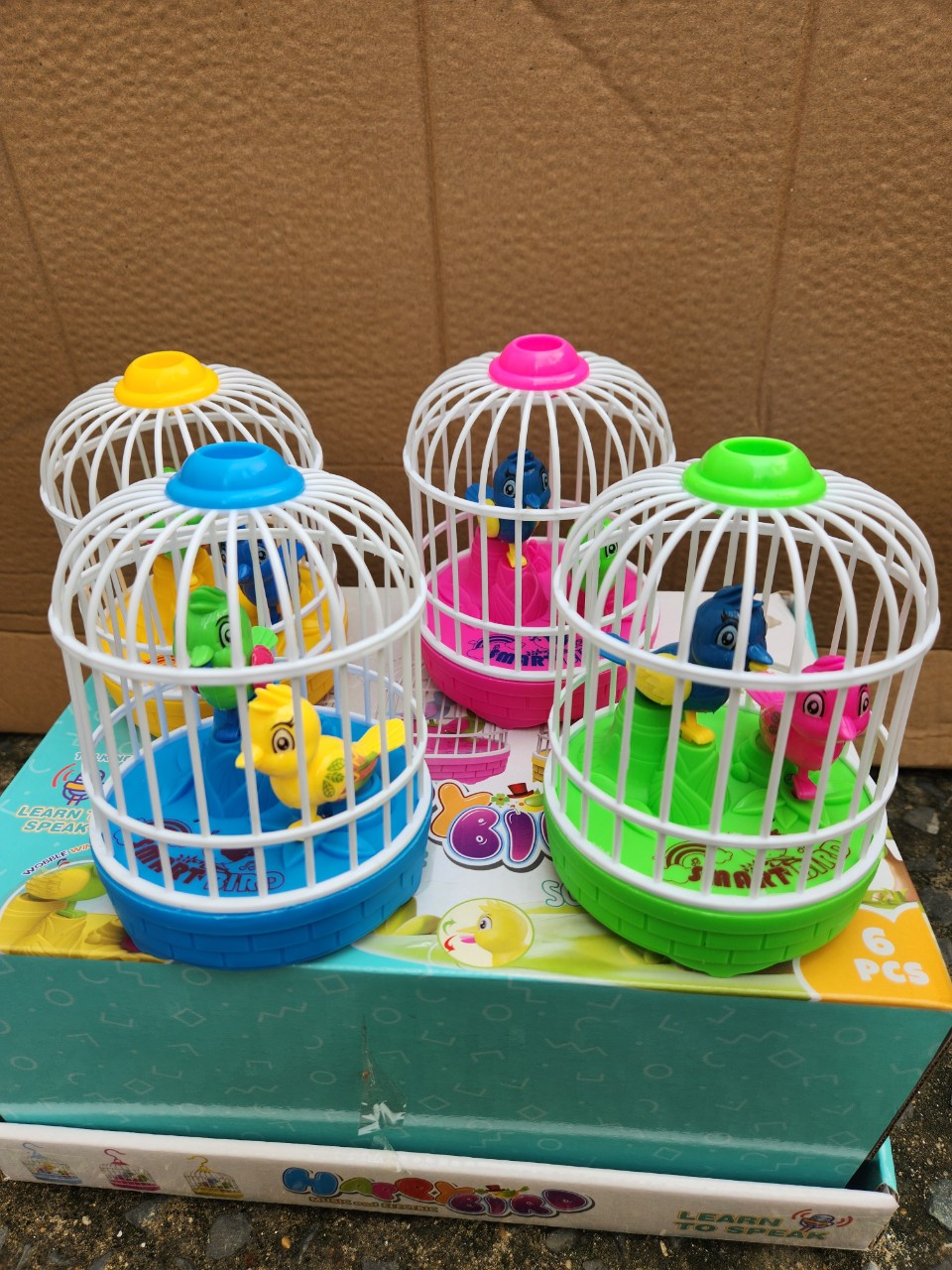 Đồ chơi lồng chim phát âm thanh như chim thật (CÓ 2 LOẠI)