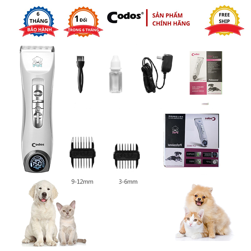 Tông đơ cắt lông chó mèo Codos CP-9600 chuyên nghiệp