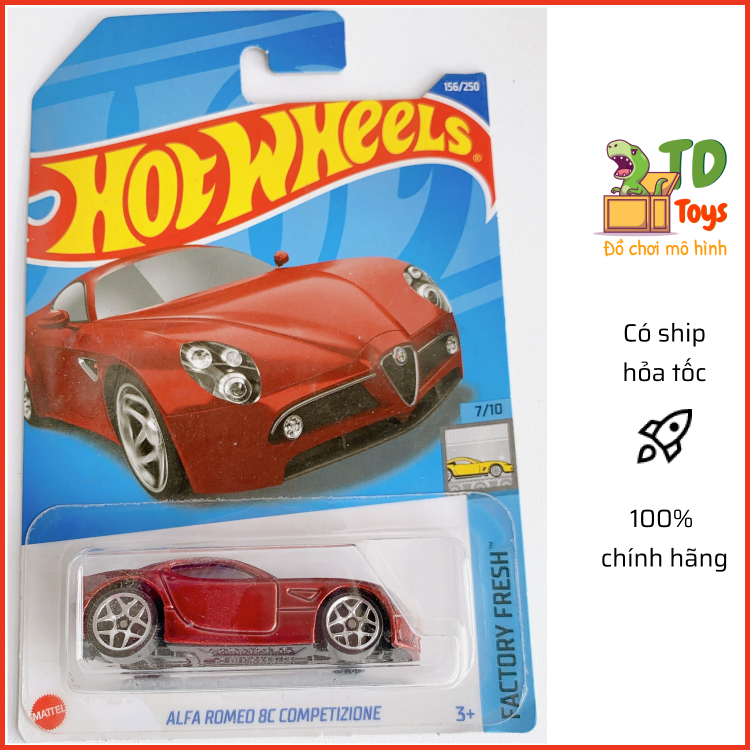 Xe Mô Hình Chính Hãng HotWheels - Alfa Romeo 8C Competizione