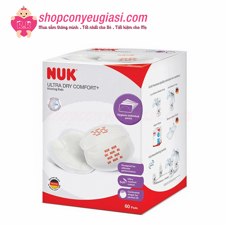 Lót thấm sữa nuk hộp 60 cái