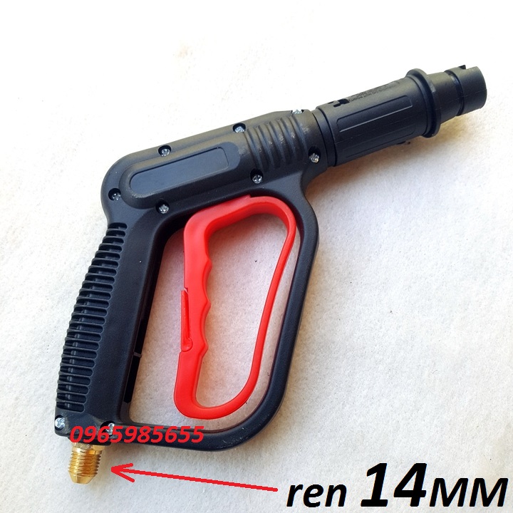 S.úng xịt - vòi xịt rửa xe áp lực cao mini cho máy xịt rửa áp lực cao Ren ngoài 14mm |  Sung xịt rửa xe  |    Vòi xịt rửa xe áp lực cao