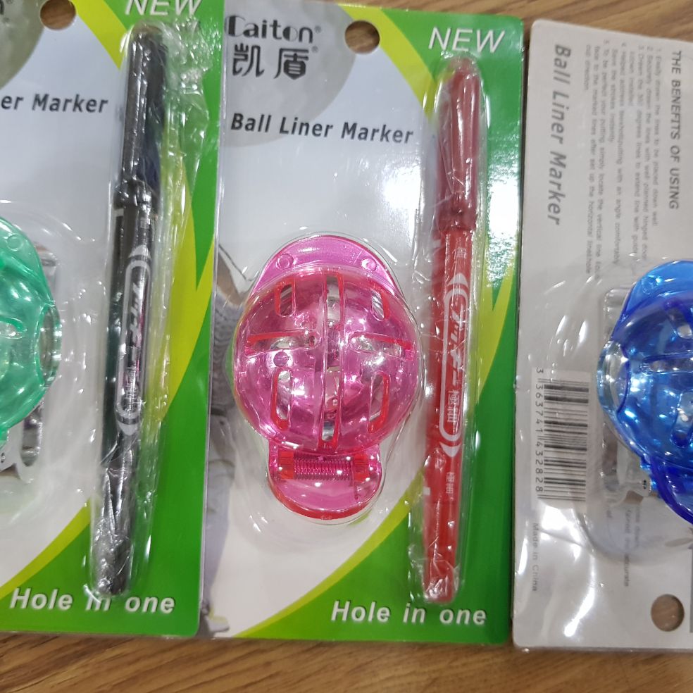 Kẻ line bóng golf kẹp cả quả xịn