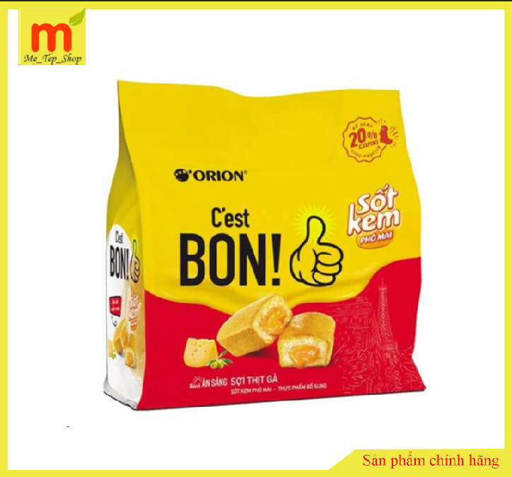 Bánh Cest Bon vị kem sốt phô mai và sợi gà
