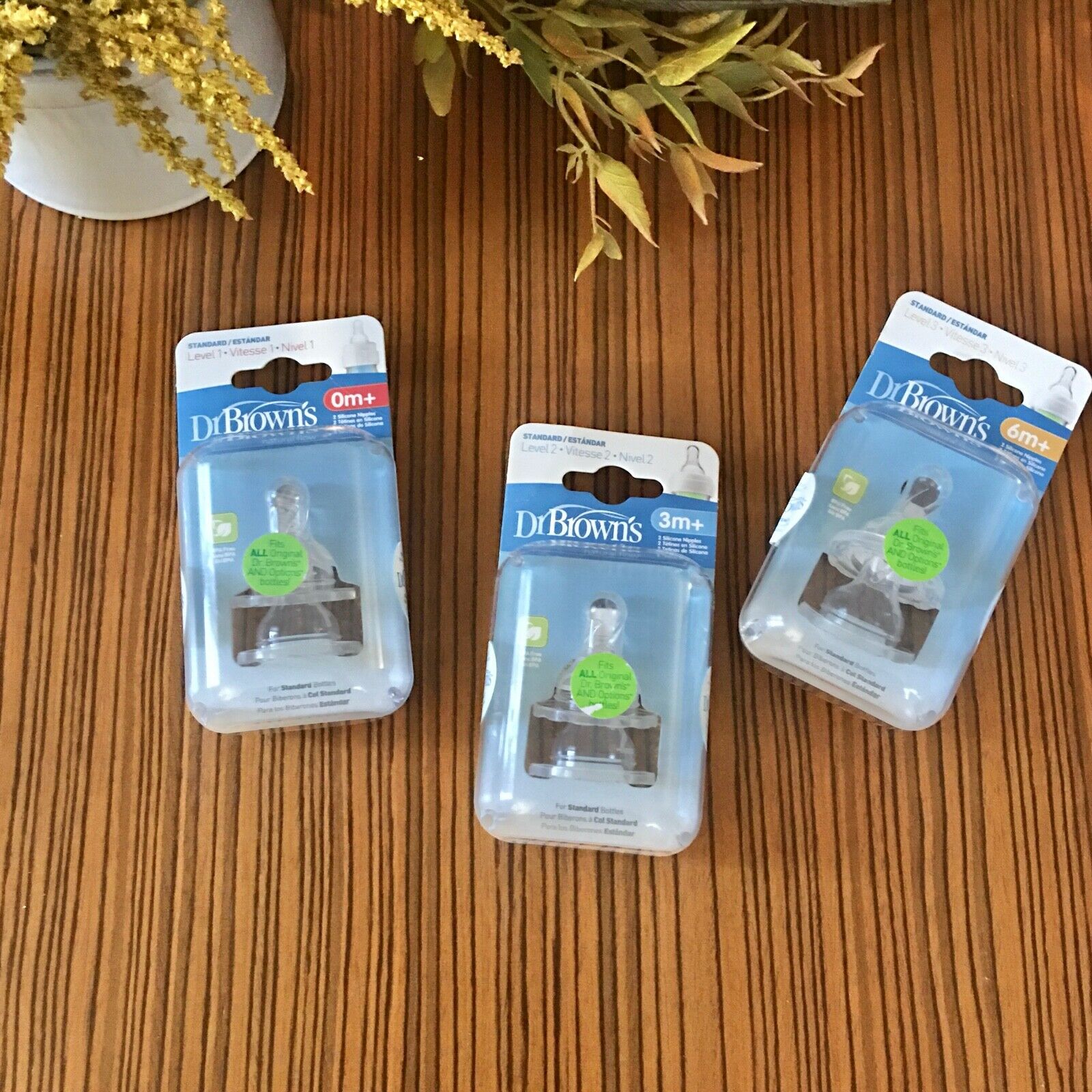 Núm ti Dr Brown cổ hẹp P, 1, 2, 3, 4, Y