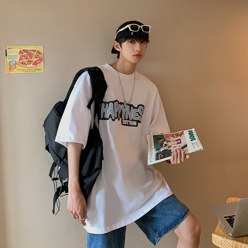 Áo thun unisex tay lỡ happynes siêu hot