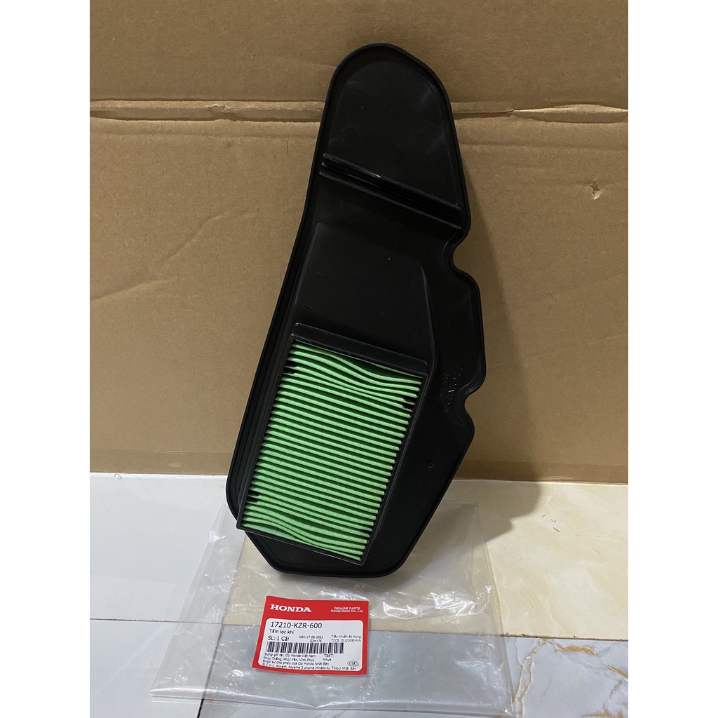 Lọc gió xe máy air blade 125 năm 2012 2013 2014 2015 hàng chính hãng honda zin 100% mã sp 17210kzr600