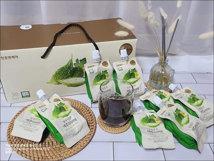 Hồng sâm Chunho Ncare Hàn Quốc với thành phần chính từ khổ qua hổ trợ bệnh tiểu đường tuýp 2, cải thiện thị lực và thanh nhiệt cơ thể