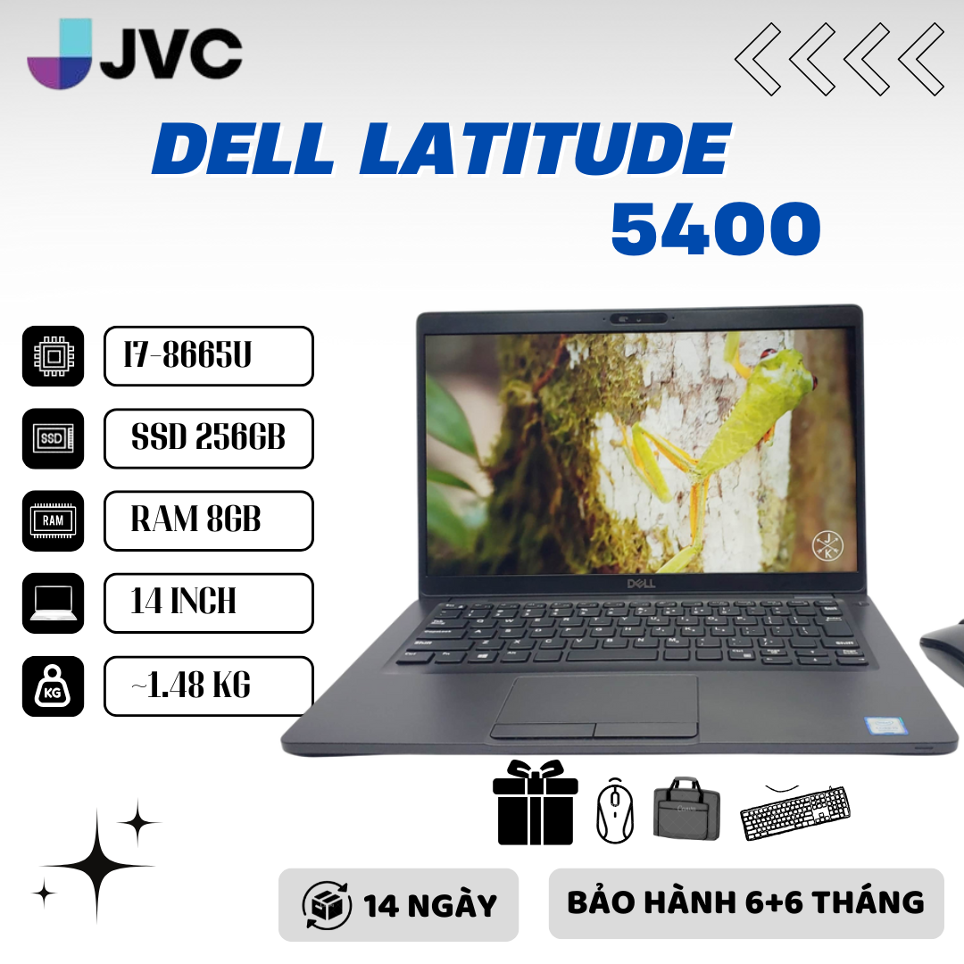  Laptop 2020 Dell Latitude 5400 i7-8665 32GB  2TGB SSD  14inch FHD   Win 10Pro  Pin>4h 95-96% 