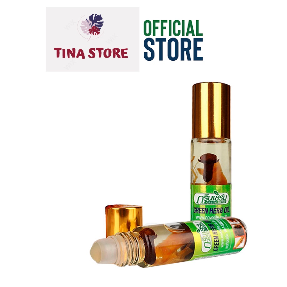 Dầu gió lăn green herb thái lan - mẫu mới