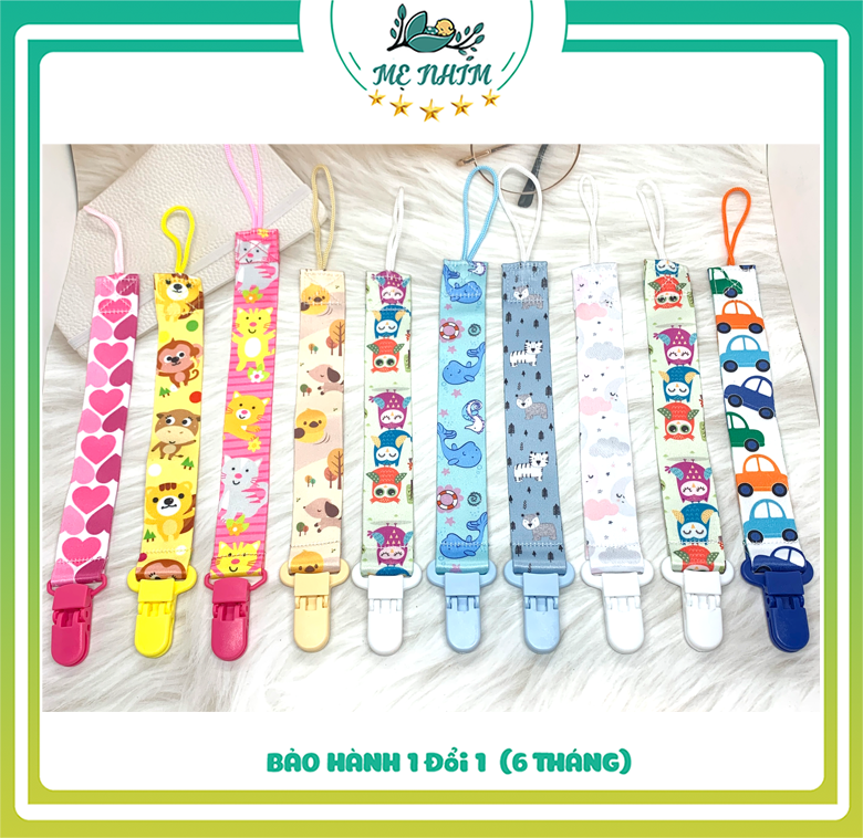 Dây đeo ti giả, gặm nướu cho bé shop mẹ nhím