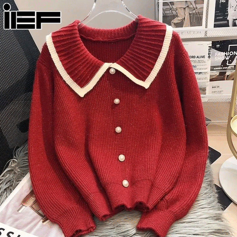 IEF long sleeve women's sweater, turtleneck sweater for kids, cardigan sweater, beautiful women's sweater, red Christmas sweater, 2024