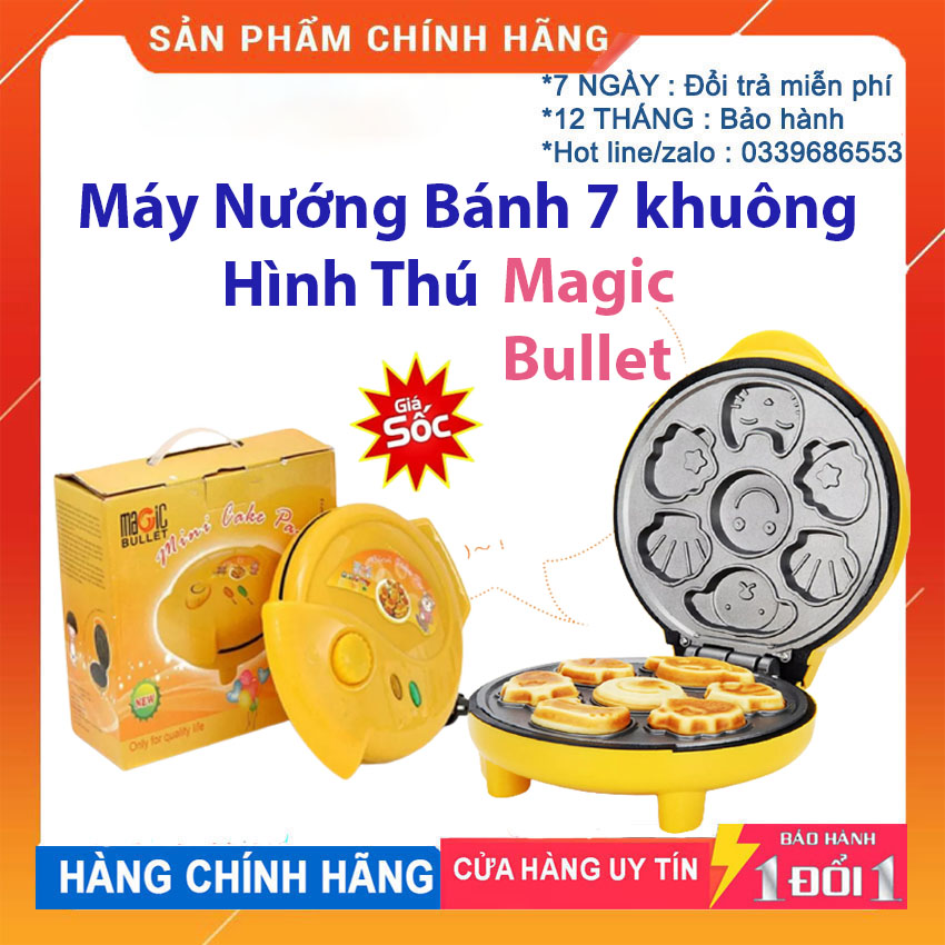 [HCM][BIG SALE -GIẢM GIÁ 50% ] MÁY NƯỚNG BÁNH 7 KHUÔN HÌNH THÚ NGỘ NGHĨNH   THIẾT BỊ LÀM BÁNH KHÔNG THỂ THIẾU TRONG MỖI GIAN BẾP  TIỆN LỢI ĐA NĂNG DỄ SỬ DỤNG  AN TOÀN . BẢO HÀNH 1 ĐỔI 1 BỞI NHÀ  BÁN HÀNG