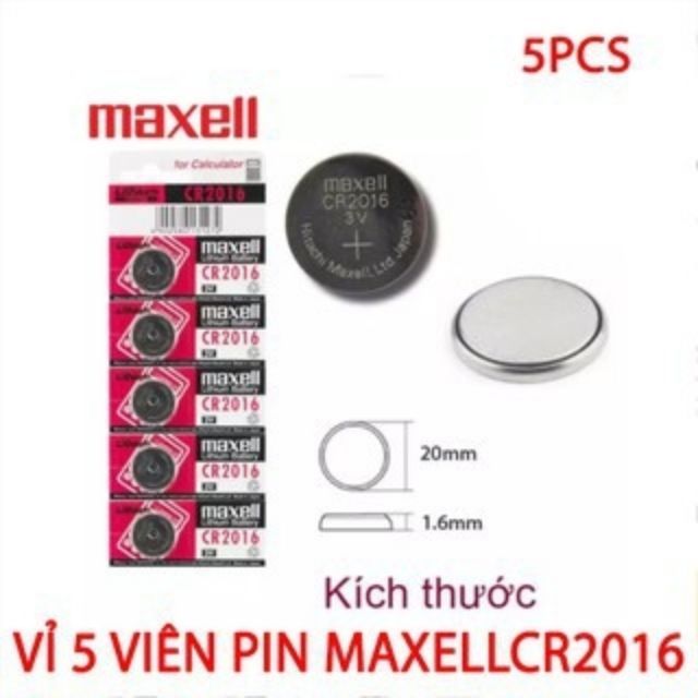 Pin Cr2032 Maxell - 1 Vỉ 5 CụC Pin