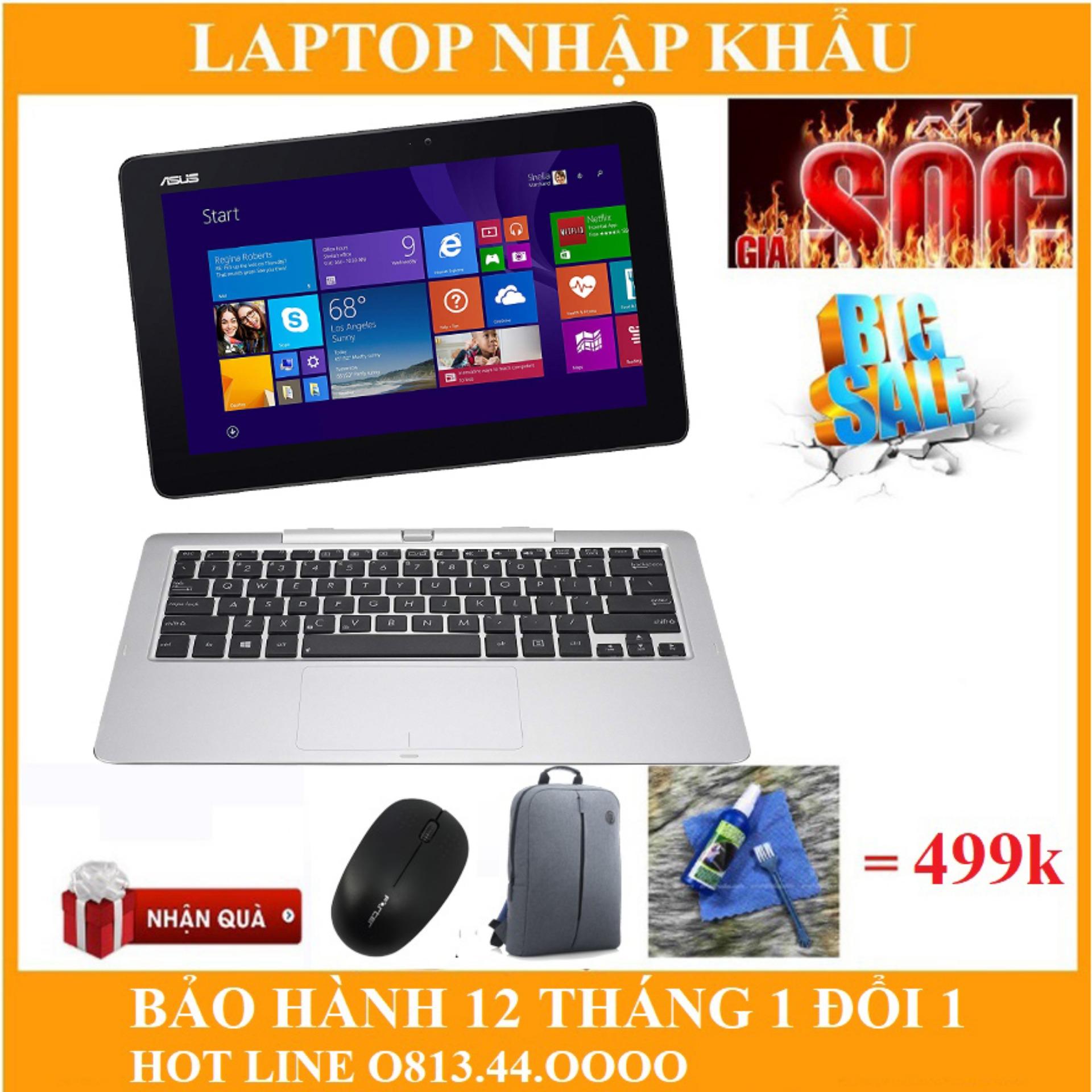 Laptop asus t200ta notebook intel atom z3775/ 2gb/ 64gb rom full box bảo hành 12thang
