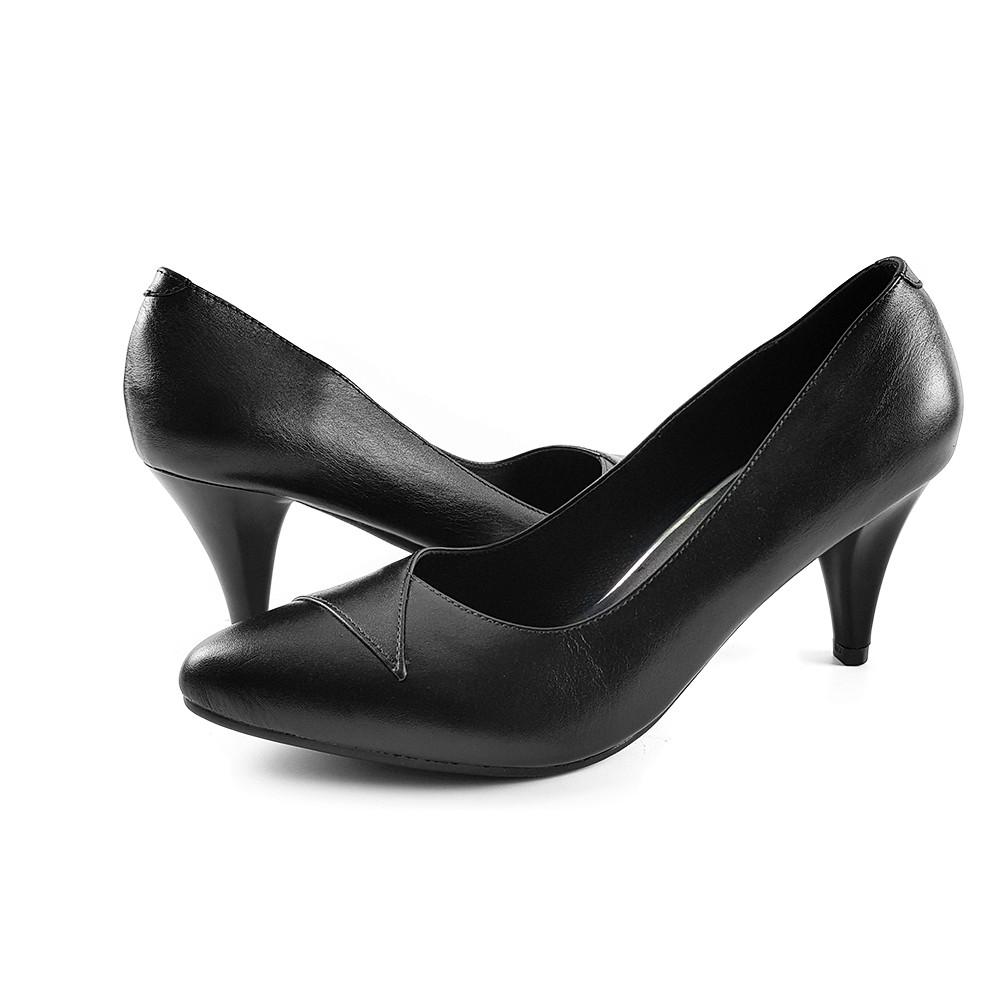 Giày cao gót đẹp giày cao gót 7cm da bò thật siêu mềm Evelynv 7P12AZ