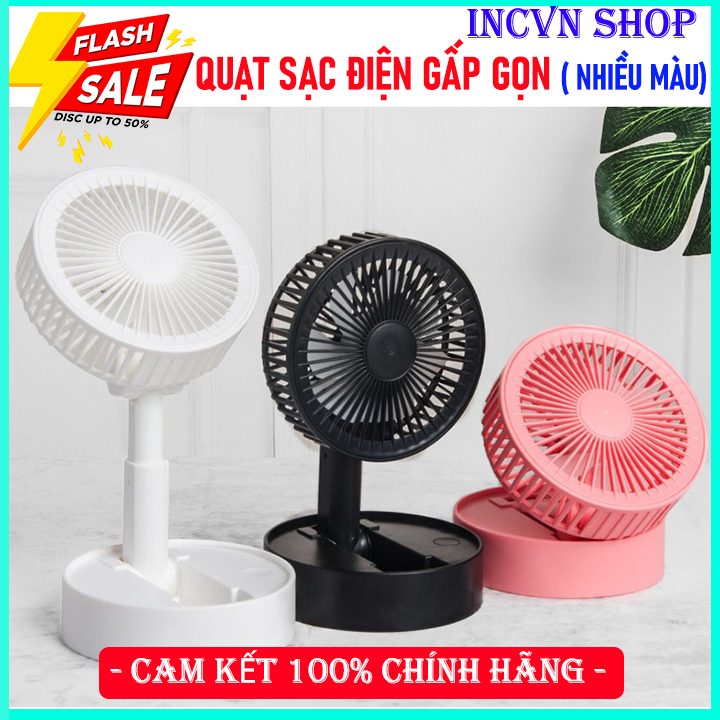 [Miễn Ship] Quạt Mini Để Bàn Sạc Tích Điện Gấp Gọn USB Fan A9, Siêu Tiện Dụng Cho Mùa Hè 2021