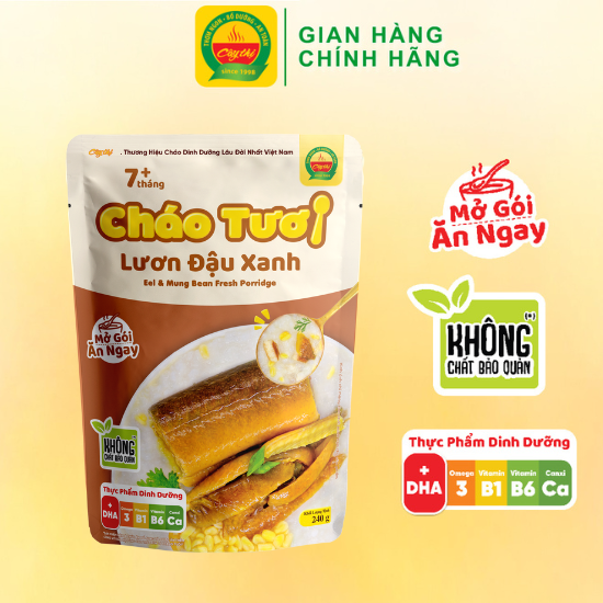 Cháo Tươi Cây Thị - Lươn Đậu Xanh (Mở gói ăn ngay) 240g