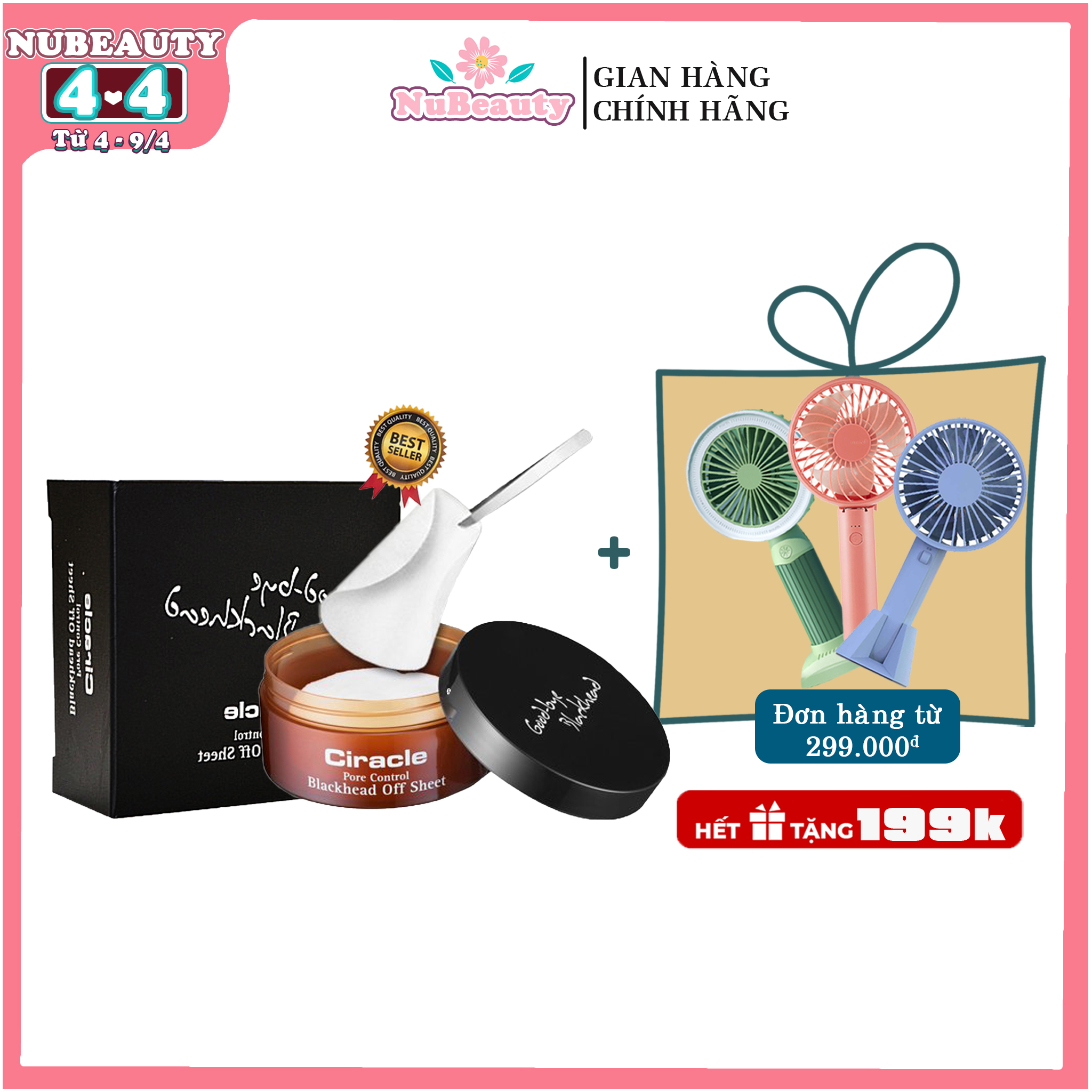 "chính hãng" miếng lột mụn đầu đen ciracle pore control blackhead off sheet 50ml